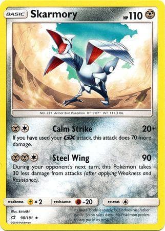 Carta Skarmory (98/181) do set União de Aliados — Pokémon TCG | Bynx
