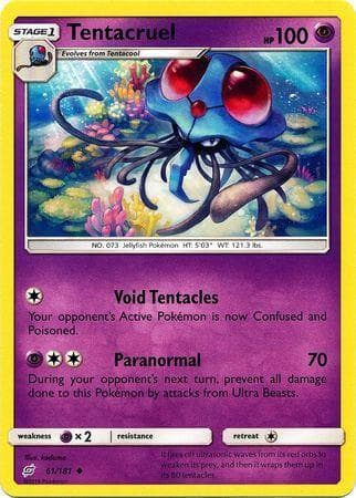 Carta Tentacruel (61/181) do set União de Aliados — Pokémon TCG | Bynx