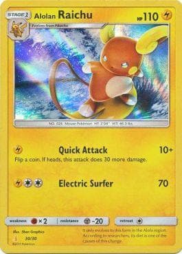 Carta Alolan Raichu (30/30) do set Sun & Moon Trainer Kit - Alolan Raichu — Pokémon TCG | Bynx