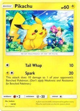 Pikachu (14/30) — Sun & Moon Trainer Kit - Alolan Raichu