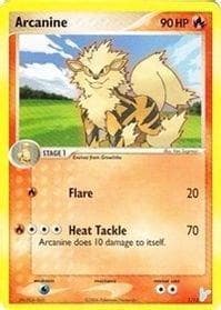 Carta Arcanine (001/12) do set EX Trainer Kit - Minun — Pokémon TCG | Bynx