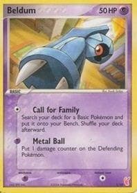 Carta Beldum (001/12) do set EX Trainer Kit - Plusle — Pokémon TCG | Bynx