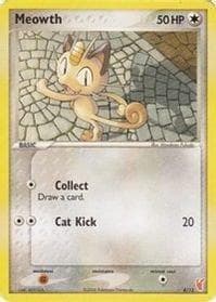Carta Meowth (004/12) do set EX Trainer Kit - Plusle — Pokémon TCG | Bynx