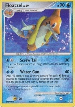 Carta Floatzel (02/12) do set Diamond & Pearl Trainer Kit - Manaphy — Pokémon TCG | Bynx