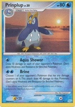 Carta Prinplup (06/12) do set Diamond & Pearl Trainer Kit - Manaphy — Pokémon TCG | Bynx