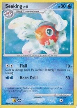 Seaking (07/12) — Diamond & Pearl Trainer Kit - Manaphy