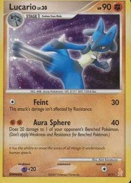 Carta Lucario (03/11) do set Diamond & Pearl Trainer Kit - Lucario — Pokémon TCG | Bynx