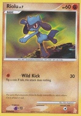 Carta Riolu (06/11) do set Diamond & Pearl Trainer Kit - Lucario — Pokémon TCG | Bynx