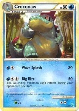 Carta Croconaw (17/30) do set HS Trainer Kit - Gyarados — Pokémon TCG | Bynx