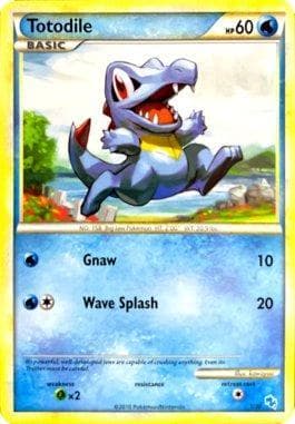 Carta Totodile (01/30) do set HS Trainer Kit - Gyarados — Pokémon TCG | Bynx
