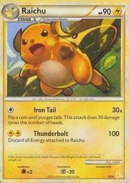 Raichu (19/30) — HS Trainer Kit - Raichu