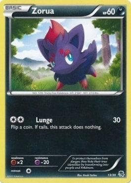 Carta Zorua (13/30) do set Black & White Trainer Kit - Zoroark — Pokémon TCG | Bynx