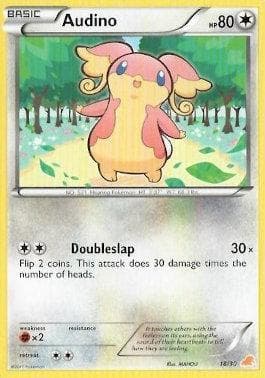 Carta Audino (18/30) do set Black & White Trainer Kit - Excadrill — Pokémon TCG | Bynx