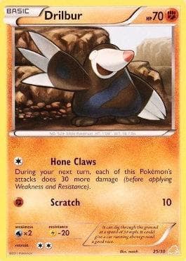 Carta Drilbur (25/30) do set Black & White Trainer Kit - Excadrill — Pokémon TCG | Bynx