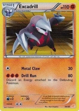 Carta Excadrill (30/30) do set Black & White Trainer Kit - Excadrill — Pokémon TCG | Bynx