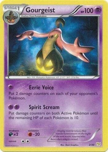 Gourgeist (2/30) — XY Trainer Kit - Noivern