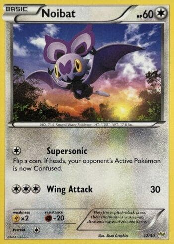 Noibat (12/30) — XY Trainer Kit - Noivern