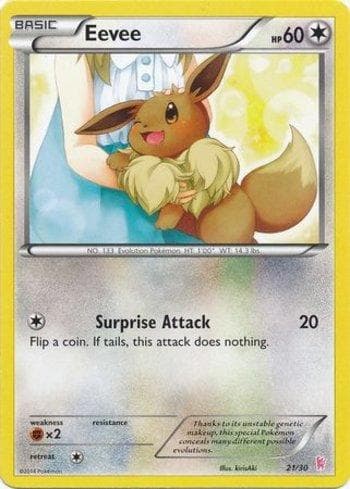 Carta Eevee (21/30) do set XY Trainer Kit - Sylveon — Pokémon TCG | Bynx