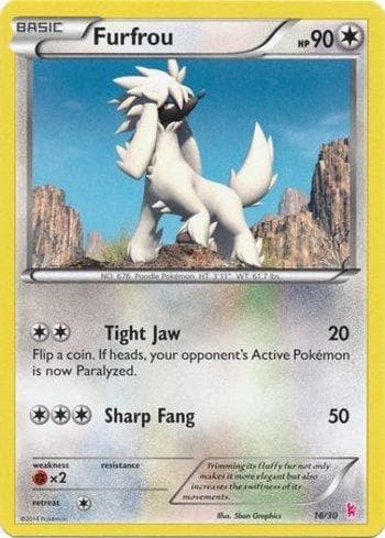 Carta Furfrou (16/30) do set XY Trainer Kit - Sylveon — Pokémon TCG | Bynx