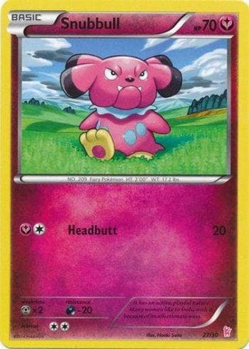 Carta Snubbull (27/30) do set XY Trainer Kit - Sylveon — Pokémon TCG | Bynx