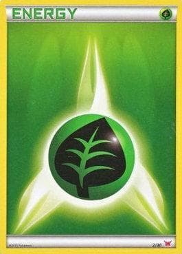 Carta Grass Energy (02/30) do set XY Trainer Kit - Latias — Pokémon TCG | Bynx