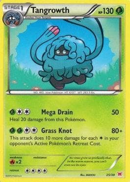 Carta Tangrowth (25/30) do set XY Trainer Kit - Latias — Pokémon TCG | Bynx