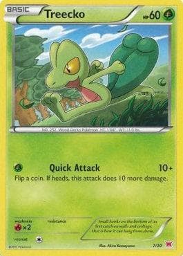 Carta Treecko (07/30) do set XY Trainer Kit - Latias — Pokémon TCG | Bynx