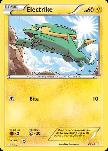 Carta Electrike (28/30) do set XY Trainer Kit - Pikachu Libre — Pokémon TCG | Bynx