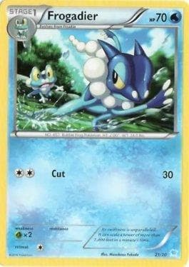 Carta Frogadier (021/30) do set XY Trainer Kit - Suicune — Pokémon TCG | Bynx