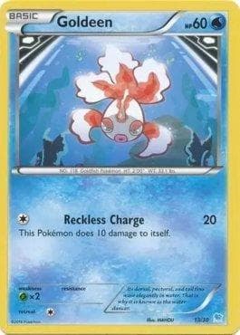 Carta Goldeen (013/30) do set XY Trainer Kit - Suicune — Pokémon TCG | Bynx