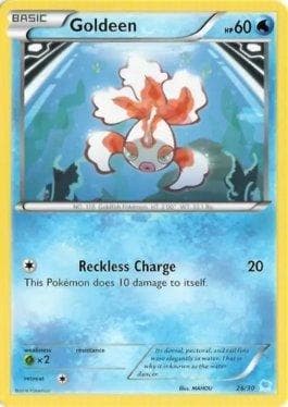 Carta Goldeen (026/30) do set XY Trainer Kit - Suicune — Pokémon TCG | Bynx