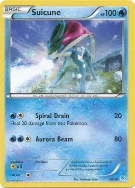 Carta Suicune (014/30) do set XY Trainer Kit - Suicune — Pokémon TCG | Bynx