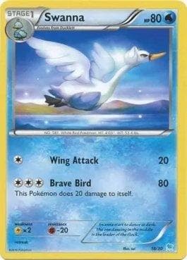 Carta Swanna (018/30) do set XY Trainer Kit - Suicune — Pokémon TCG | Bynx