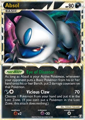 Carta Absol Prime (91/102) #91 — Pokémon TCG | Bynx