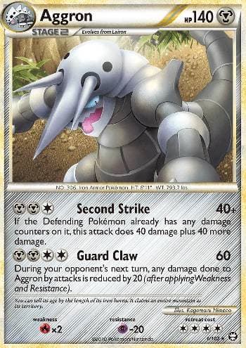 Carta Aggron (1/102) do set Triunfante — Pokémon TCG | Bynx