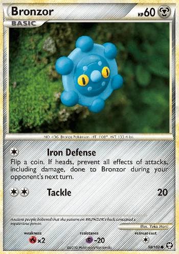 Carta Bronzor (58/102) do set Triunfante — Pokémon TCG | Bynx