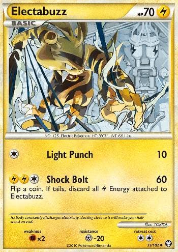 Carta Electabuzz (33/102) do set Triunfante — Pokémon TCG | Bynx