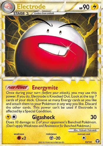 Carta Electrode Prime (93/102) do set Triunfante — Pokémon TCG | Bynx