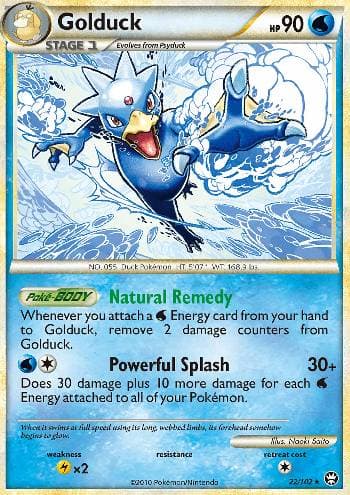 Carta Golduck (22/102) do set Triunfante — Pokémon TCG | Bynx
