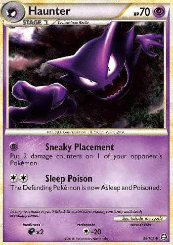 Carta Haunter (35/102) do set Triunfante — Pokémon TCG | Bynx