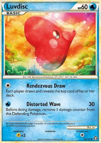 Carta Luvdisc (39/102) do set Triunfante — Pokémon TCG | Bynx