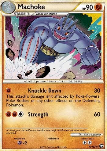 Carta Machoke (40/102) do set Triunfante — Pokémon TCG | Bynx