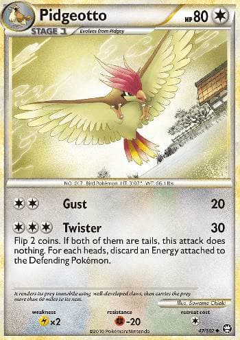 Carta Pidgeotto (47/102) do set Triunfante — Pokémon TCG | Bynx