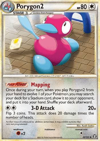 Carta Porygon2 (49/102) do set Triunfante — Pokémon TCG | Bynx