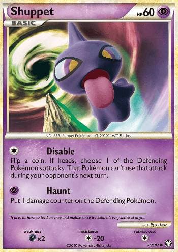 Carta Shuppet (75/102) do set Triunfante — Pokémon TCG | Bynx