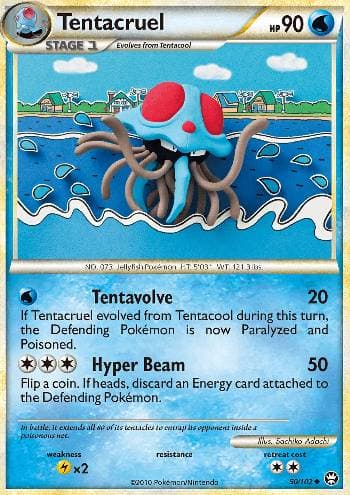 Carta Tentacruel (50/102) do set Triunfante — Pokémon TCG | Bynx