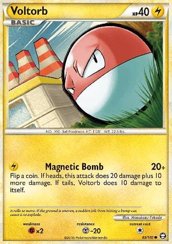 Carta Voltorb (83/102) do set Triunfante — Pokémon TCG | Bynx
