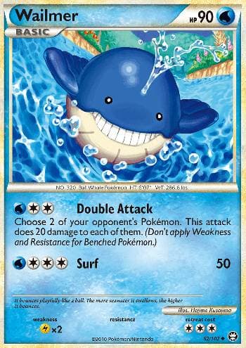 Carta Wailmer (52/102) do set Triunfante — Pokémon TCG | Bynx
