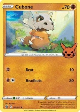 Carta Cubone (069/030) do set Trick or Trade BOOster 2022 — Pokémon TCG | Bynx