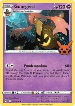 Carta Gourgeist (077/030) do set Trick or Trade BOOster 2022 — Pokémon TCG | Bynx